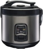Panela Elétrica Agratto PAI6X Inox: cozinha arroz e legumes, mantém aquecido e facilita sua compra.
