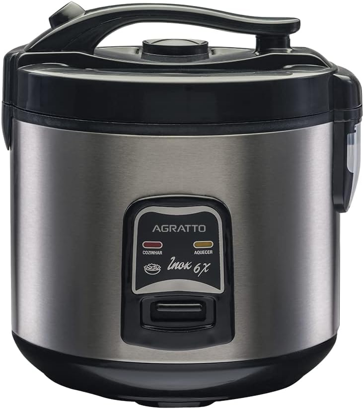 Panela Elétrica Agratto PAI6X Inox: cozinha arroz e legumes, mantém Panela Elétrica Agratto PAI6X Inox: cozinha arroz e legumes, mantém aquecido e facilita sua compra.