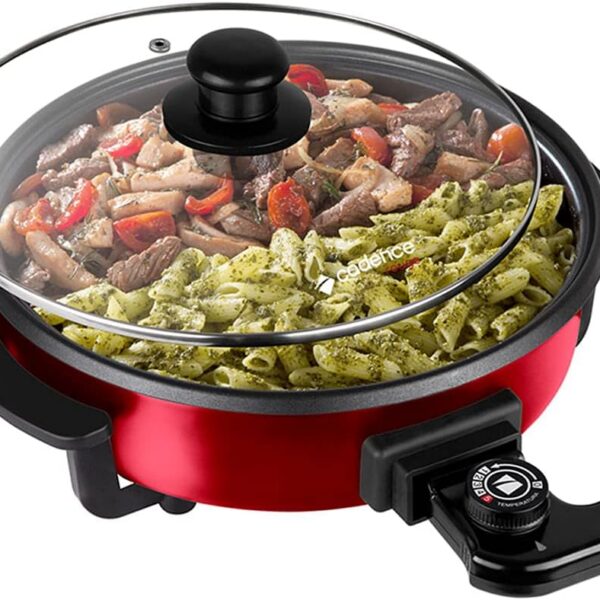 Panela Elétrica Multifuncional Vermelho, 110v, Cadence