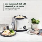 Panela Elétrica de Arroz e Grãos Cuisinart 12 Programas 650W Inox 127V - Imagem 2