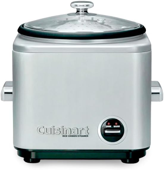 Panela Elétrica de Arroz e Grãos Cuisinart 12 Programas 650W Inox 127V