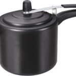 Panela de Pressão 7,0L Alumínio Fortaleza Preto: mais segurança e praticidade para cozinhar no fogão a gás ou elétrico.