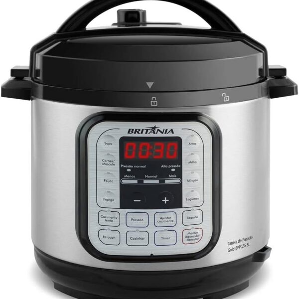 Panela de Pressão Britânia BPP02G Gold 5L 900W