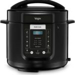 Panela de Pressão Digital Elétrica Multi Cook 5L Elgin: 14 funções, segurança total e preparo prático para suas receitas.