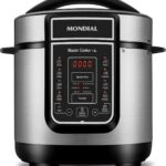 Panela de Pressão Elétrica Mondial Master Cooker 3L, 700W, ideal para cozinhar com praticidade e segurança.