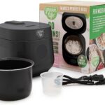 Panela de arroz GreenLife 4 xícaras, antiaderente sem PFAS, predefinições para arroz, quinoa e aveia, fácil de limpar