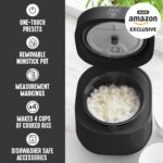 Panela de arroz GreenLife 4 xícaras, antiaderente sem PFAS, predefinições para arroz, quinoa e aveia, fácil de limpar - Imagem 2