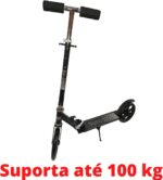 Patinete Adulto Juvenil Dobrável 2 Rodas, resistente, portátil, regulável e seguro, suporta até 100 kg. - Imagem 2