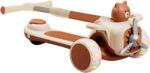 Patinete Aviãozinho Feliz DM Toys com LED, som e altura ajustável até 60kg para crianças. - Imagem 2