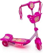 Patinete DM Toys DMR5027 com cesta, luz e som, ideal para diversão segura das crianças. - Imagem 2