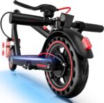 Patinete Elétrico Adulto 550W com 37 km de autonomia, suspensão dianteira e app inteligente para mais conforto e segurança.
