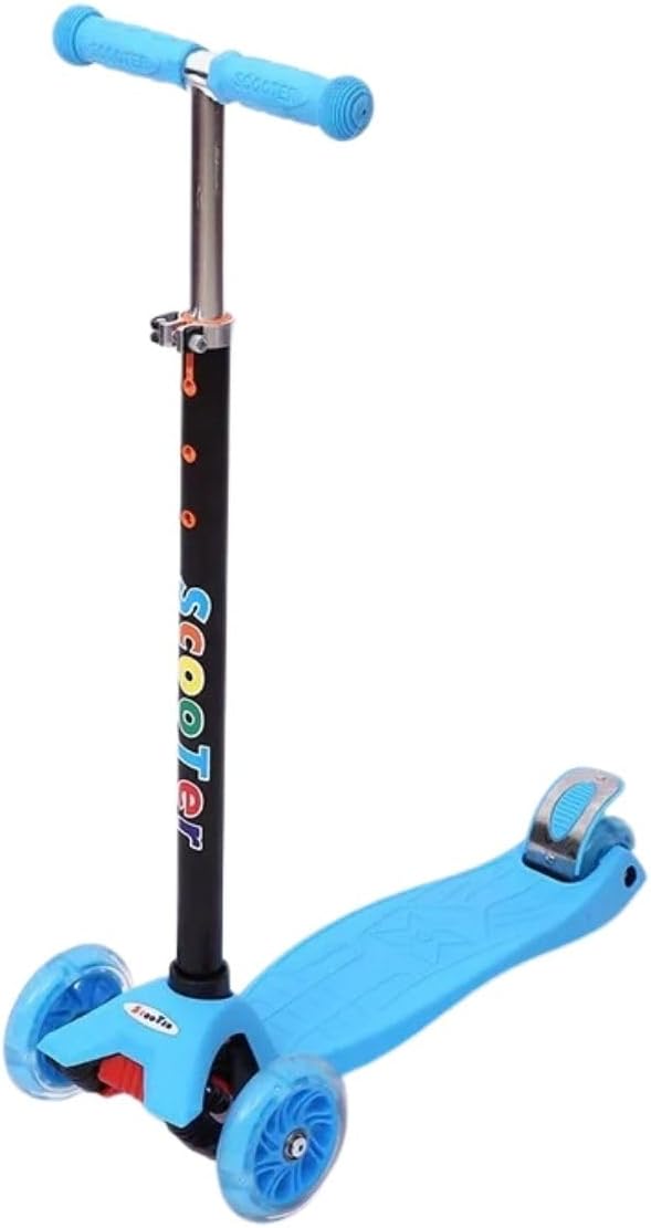 Patinete Infantil 4 Rodas com LEDs, dobrável e ajustável, ideal Patinete Infantil 4 Rodas com LEDs, dobrável e ajustável, ideal para equilíbrio, diversão e segurança até 60kg.