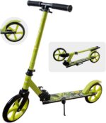 Patinete Juvenil Dobrável Com Descanso Verde Yuupi: mais segurança, conforto e praticidade para crianças de 3 a 12 anos. - Imagem 2