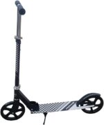 Patinete dobrável de metal com guidão ajustável e rodas de poliuretano, ideal para jovens e adultos com mais praticidade e segurança. - Imagem 2