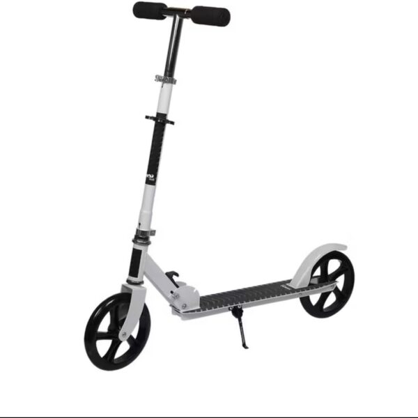 Patinete dobrável portátil 2 rodas, leve e resistente, ideal para crianças e adultos, suporta até 100 kg.
