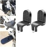 Pedais traseiros dobráveis em liga de alumínio: leves, antiderrapantes e duráveis para bicicleta dobrável e e-bike - Imagem 2