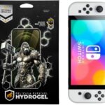 Película Hydrogel Gamer Fosca Gshield para Nintendo Switch OLED com proteção contra riscos e pequenos impactos