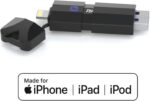 Pen drive MFi 128GB para iPhone/iPad, USB duplo, backup rápido e seguro - Imagem 2