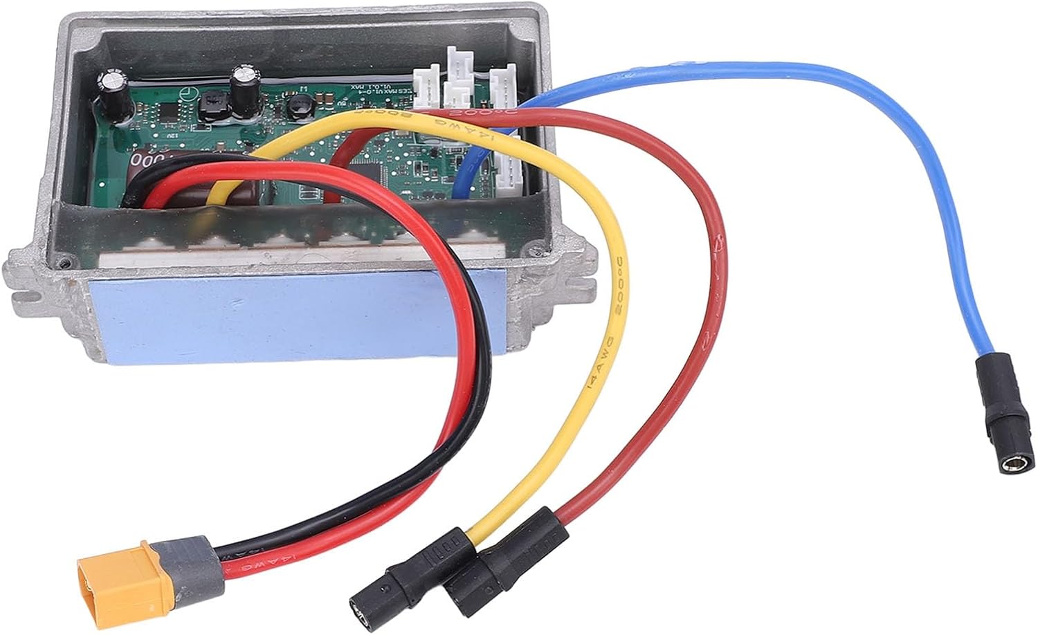 Placa de Controlador de Scooter Elétrica MaxG30 em liga de Placa de Controlador de Scooter Elétrica MaxG30 em liga de alumínio, substituição ideal com maior durabilidade e proteção contra água.
