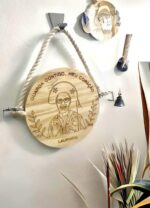 Placa de Madeira Personalizada com Foto: presente único para casamento, aniversário, noivado e decoração da casa - Imagem 2