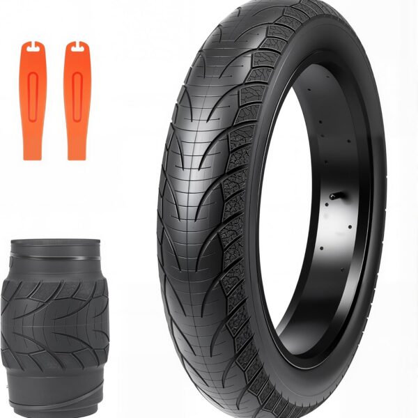 Pneu gordo para bicicleta e ebike resistente ao desgaste, alta durabilidade e fácil instalação, ideal para neve e montanha