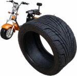 Pneu para Scooter Elétrica Aro 10 225/40-10: alta aderência, borracha reforçada e maior durabilidade.