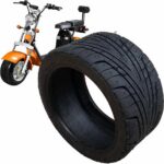 Pneu para Scooter Elétrica Aro 10 225/40-10: alta aderência, borracha reforçada e maior durabilidade.