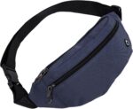 Pochete impermeável grande para homens e mulheres, ideal para viagens, caminhadas e corrida, leve e resistente, azul.