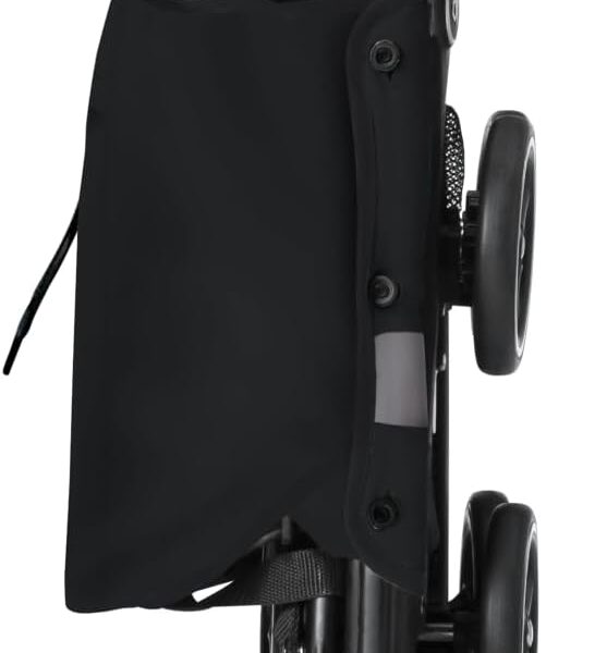 Pockit+ All-Terrain Desert Night: carrinho compacto, dobrável e ideal para viagens, com conforto em qualquer terreno.