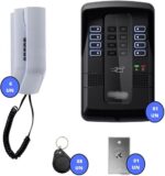 Porteiro Coletivo Intelbras 6 pontos com 8 tags e botoeira, ideal para controle de acesso residencial e comercial. - Imagem 2
