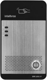 Porteiro Eletrônico XPE 1001 IP Intelbras com tecla única para mais segurança e praticidade na entrada.