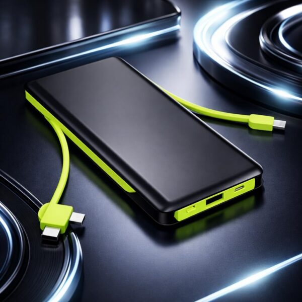 Power Bank 20.000mAh Rhead Premium com carregamento rápido, 2 USB e USB-C para recarregar vários dispositivos.