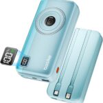 Power Bank Basike 20000mAh com carregamento rápido 22,5W, 3 saídas e proteção inteligente para mais energia em qualquer lugar.