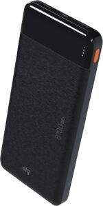 Power Bank ELG PB81BK 8100mAh: compacto, seguro e ideal para carregar 2 dispositivos em viagem