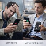 Power Bank E'SPADA BTE-05E 20000mAh com carga turbo 3.1A e múltiplas saídas para celular, tablet e iPhone - Imagem 2