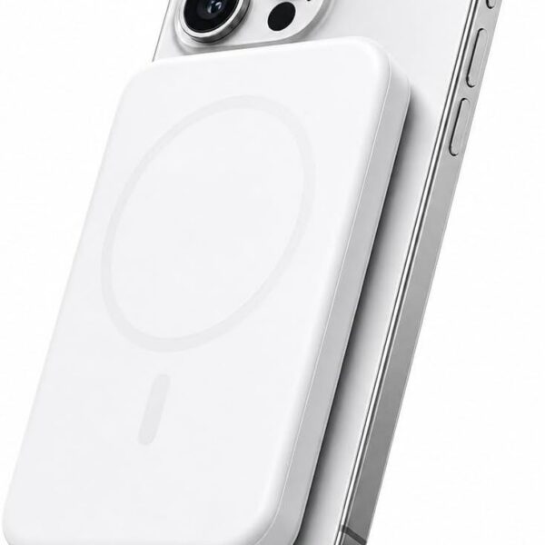 Power Bank Magnético 10.000mAh Premium: carregamento sem fio rápido, compacto e compatível com MagSafe e Qi.