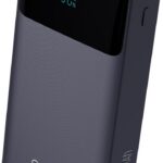 Power Bank Pro 20000mAh ELG: carga rápida, display digital e 2 portas USB-A para carregar seus dispositivos com segurança.