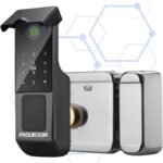 ProlockBR N3: fechadura inteligente IP65 com 5 formas de abertura para mais segurança, praticidade e controle.