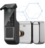 ProlockBR N3: fechadura inteligente IP65 com 5 formas de abertura para mais segurança, praticidade e controle.