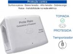 Protetor de Geladeira ou Freezer 127V: protege contra surtos e quedas de energia, com religa automática e temporizador de 8 minutos. - Imagem 2