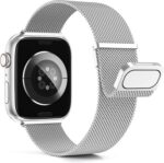Pulseira Magnética HAOZHI para Apple Watch: ajuste seguro, metal premium e compatibilidade com Ultra, SE e Series 1 a 11