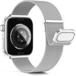 Pulseira Magnética HAOZHI para Apple Watch: ajuste seguro, metal premium e compatibilidade com Ultra, SE e Series 1 a 11