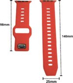 Pulseira Mariner para Apple Watch em silicone resistente: conforto, ajuste perfeito e estilo para 42mm, 44mm, 45mm e Ultra 49mm. - Imagem 2