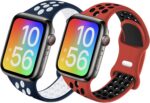 Pulseira NewJourney para Apple Watch infantil, confortável, ajustável e compatível com séries 1 a 8/SE.