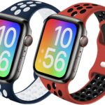 Pulseira NewJourney para Apple Watch infantil, confortável, ajustável e compatível com séries 1 a 8/SE.