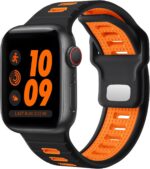 Pulseira Odbeai para Apple Watch Ultra, esportiva em silicone, confortável e compatível com 42 a 49 mm