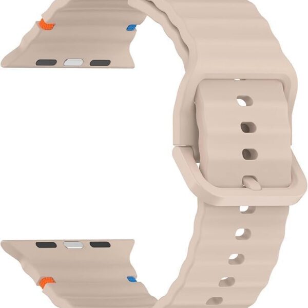Pulseira Ondulada para Apple Watch: conforto, estilo e ajuste perfeito para uso diário e esportivo.