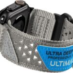 Pulseira ULTIMAL para Apple Watch em nylon respirável, resistente e ajustável, ideal para esporte e uso diário