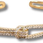 Pulseira Woman’s Grace ajustável com zircônias, elegância e brilho para todas as ocasiões