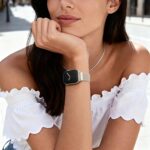 Pulseira Zedoli Milanesa magnética em aço inox compatível com Apple Watch, ajuste seguro e elegante para 38 a 49 mm - Imagem 2